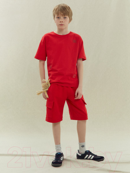 Изображение товара Шорты детские Mark Formelle 133348 (р.122-60, красный/декор)