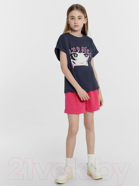 Изображение товара Шорты детские Mark Formelle 137731 (р.116-60, маджента/декор)