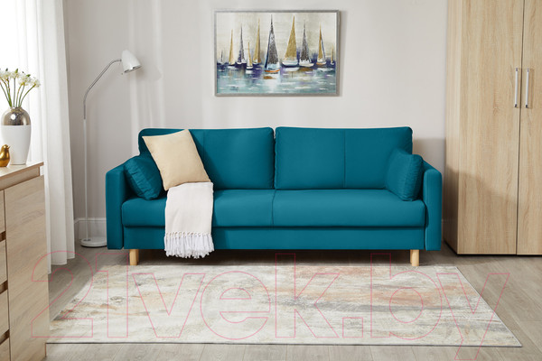 Изображение товара Диван Mio Tesoro Дублин 497 (аквамарин 1102)