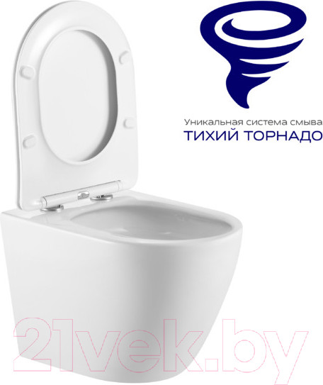 Изображение товара Унитаз подвесной Prato PR-2381A