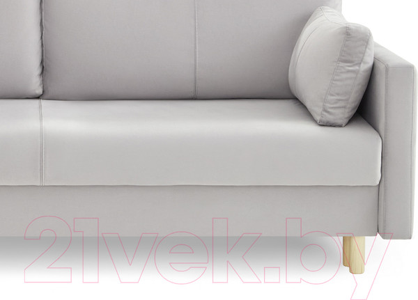 Изображение товара Диван Mio Tesoro Дублин 497 (светло-серый 841)
