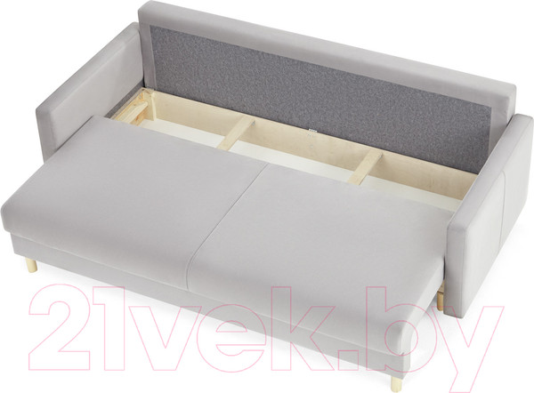 Изображение товара Диван Mio Tesoro Дублин 497 (светло-серый 841)