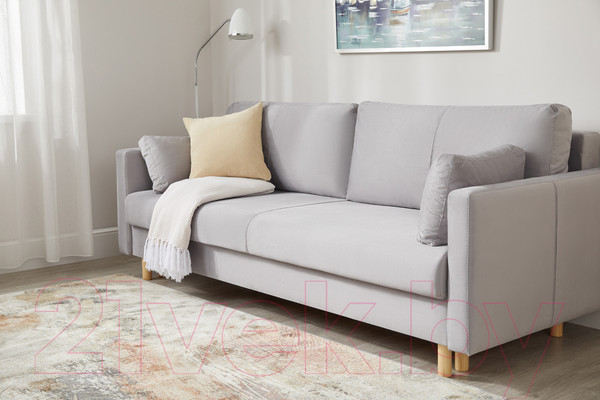 Изображение товара Диван Mio Tesoro Дублин 497 (светло-серый 841)