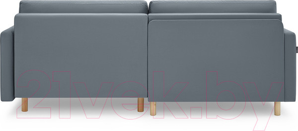 Изображение товара Диван угловой Mio Tesoro Дублин 497 (серый 968)