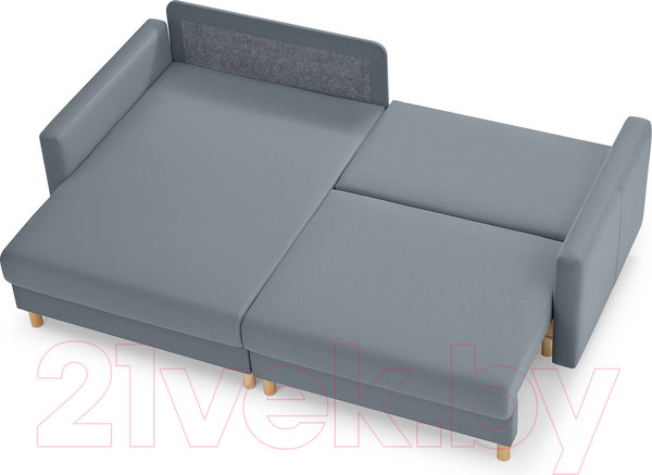 Изображение товара Диван угловой Mio Tesoro Дублин 497 (серый 968)