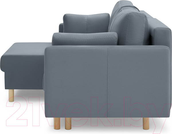 Изображение товара Диван угловой Mio Tesoro Дублин 497 (серый 968)