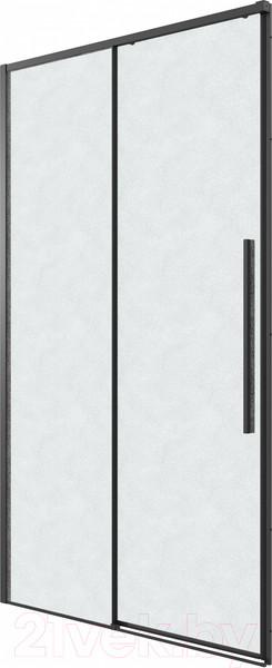 Изображение товара Душевая дверь Grossman Galaxy 100x195 / 100.K33.01.100.21.02 (черный матовый/стекло шиншилла)