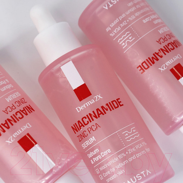 Изображение товара Сыворотка для лица Beausta Derma2X Niacinamide Zinc PCA Serum с ниацинамидом и цинком (40мл)