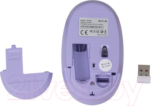 Изображение товара Комплект клавиатура и мышь Aula Combo Set AC306 PL