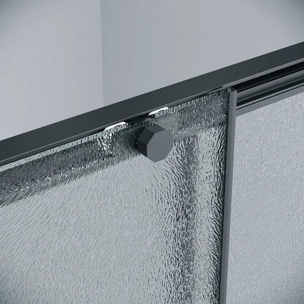 Изображение товара Душевой уголок Grossman Style 120x90x195 / 120.K33.05.1290.21.02 (черный матовый/стекло шиншилла)