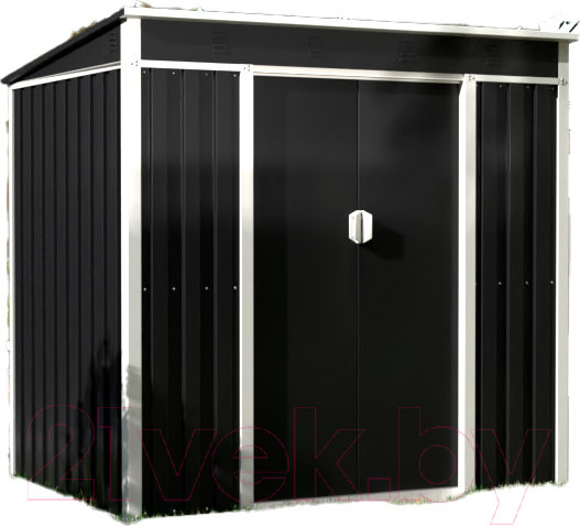 Изображение товара Сарай из металла No Brand С односкатной крышей SP-SS-02