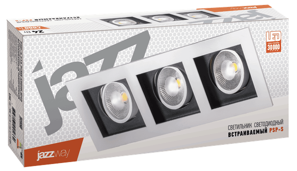 Изображение товара Точечный светильник JAZZway PSP-S 3x8W 4000K IP40 / 5005662