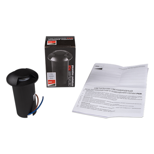 Изображение товара Светильник уличный JAZZway PGR R60/2 2W 4000K IP65 / 5024861 (черный)