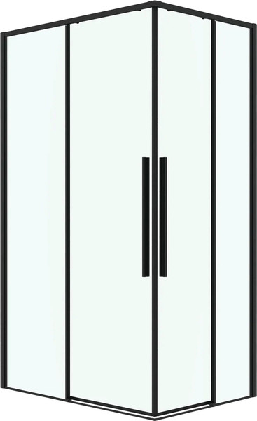 Изображение товара Душевой уголок Grossman Galaxy 110x100x195 / 300.K33.01.1110.42.00 (графит сатин/прозрачное стекло)