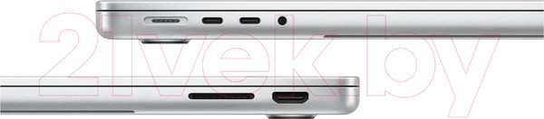 Изображение товара Ноутбук Apple MacBook Pro 14.2" M3 Pro 2023 1TB / Z1AX0012U (серебро)