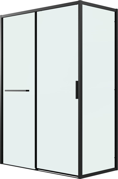 Изображение товара Душевой уголок Grossman Style 110x70x195 / 120.K33.05.1170.21.00 (черный матовый/прозрачное стекло)
