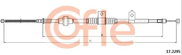 Изображение товара Трос ручного тормоза Cofle 92.17.2295