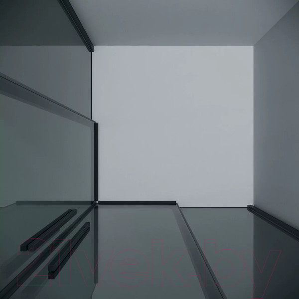 Изображение товара Душевой уголок Grossman Galaxy 100x100x195 / 300.K33.01.1010.21.10 (черный матовый/тонированное стекло)