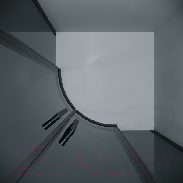 Изображение товара Душевой уголок Grossman Classic 90x90x195 / 301.K33.04.9090.21.10 (черный матовый/тонированное стекло)