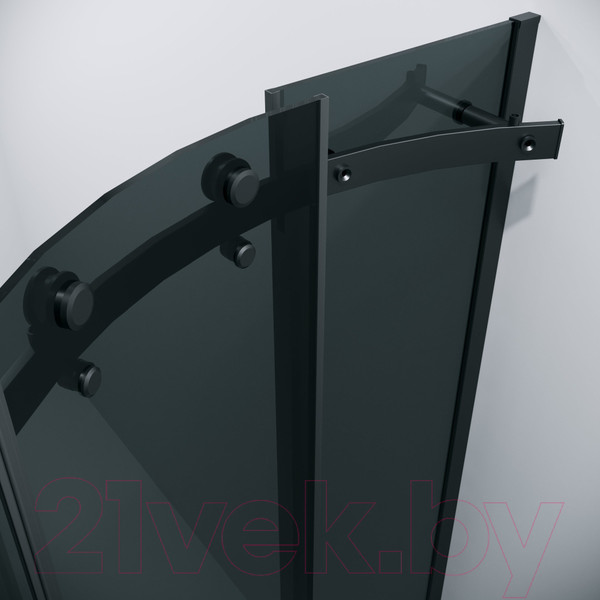 Изображение товара Душевой уголок Grossman Classic 90x90x195 / 301.K33.04.9090.21.10 (черный матовый/тонированное стекло)
