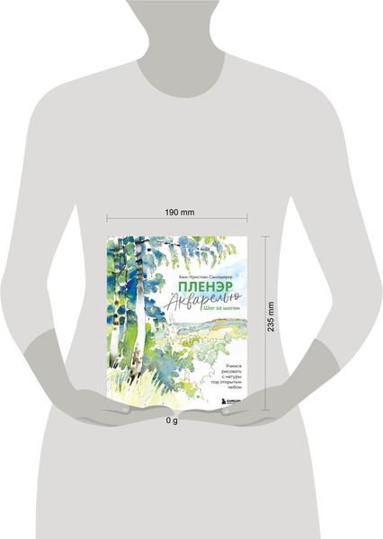 Изображение товара Книга Бомбора Пленэр акварелью шаг за шагом, твердая обложка (Санладерер Ханс-Кристиан)