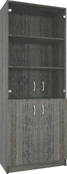 Изображение товара Стеллаж МДК СЛШ5 широкий с 2 дверьми и стеклом 780x386x2000 (интра)