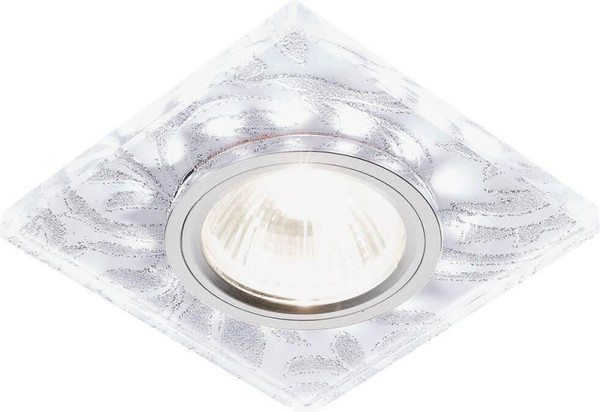 Изображение товара Точечный светильник Ambrella S234 W/CH/WH (белый/серебристый)