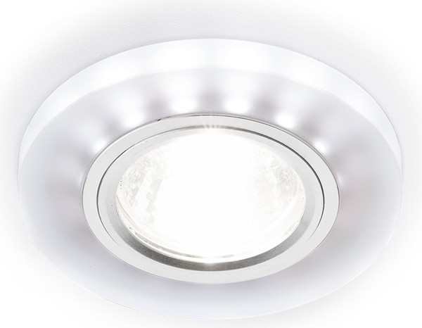 Изображение товара Точечный светильник Ambrella S214 WH/CH/WH (матовый/хром)