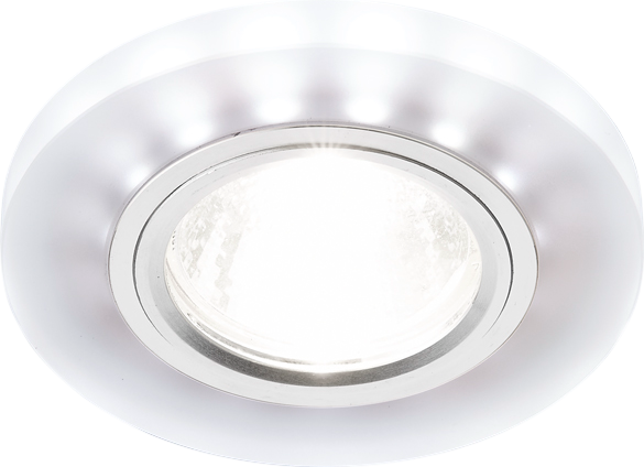Изображение товара Точечный светильник Ambrella S214 WH/CH/WH (матовый/хром)