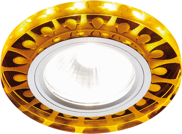 Изображение товара Точечный светильник Ambrella S219 WH/CH/YL (матовый/хром)