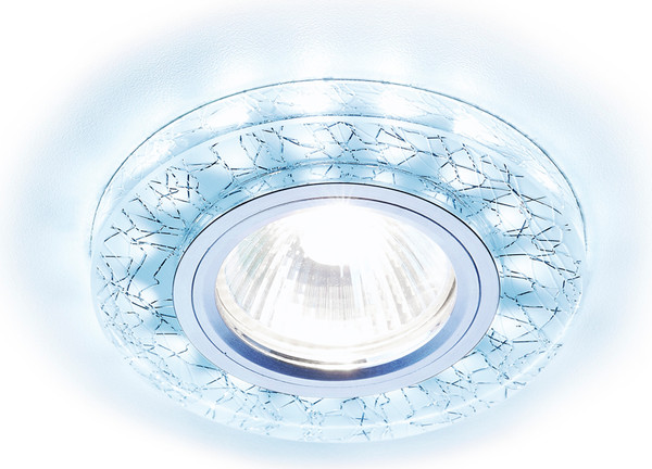 Изображение товара Точечный светильник Ambrella S226 W/CH/C (белый/серебристый)