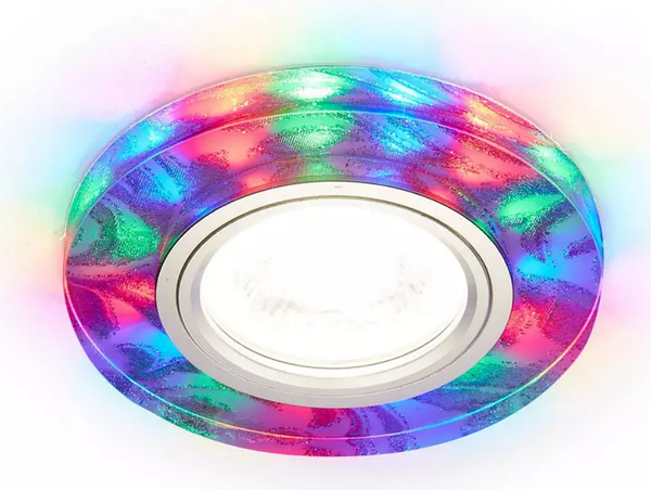 Изображение товара Точечный светильник Ambrella S232 W/CH/M (белый/серебристый)