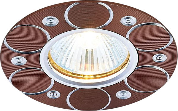Изображение товара Точечный светильник Ambrella A808 AL/BR (алюминий/коричневый)