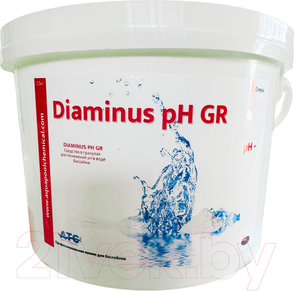 Изображение товара Средство для регулировки pH ATC pool chemicals Diaminus pH GR PH-минус гранулированное (2.5кг)