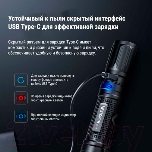 Изображение товара Фонарь Nextorch E51C