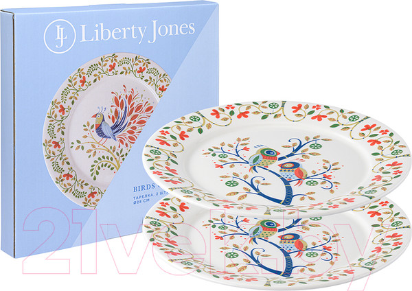 Изображение товара Набор тарелок Liberty Jones Birds of Paradise. Love Birds / LJ0000311 (2шт)