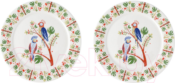 Изображение товара Набор тарелок Liberty Jones Birds of Paradise. Parrot / LJ0000307 (2шт)