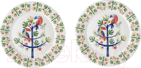 Изображение товара Набор тарелок Liberty Jones Birds of Paradise. Toucan / LJ0000299 (2шт)