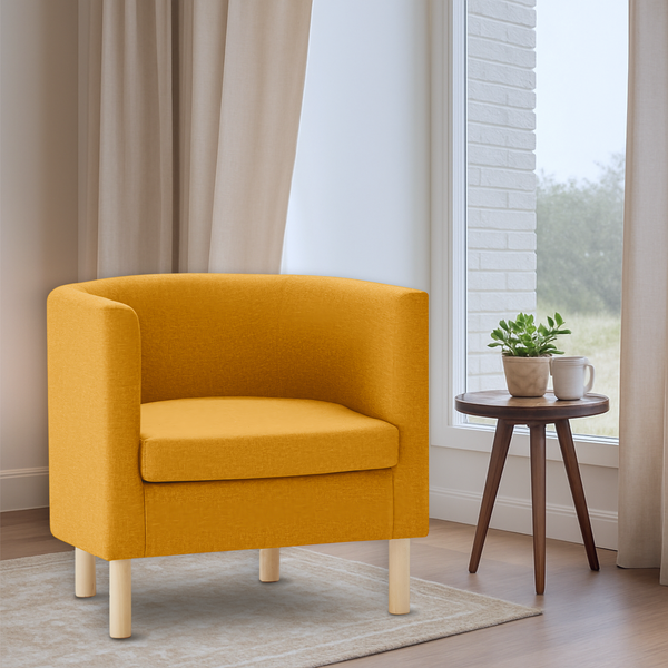 Изображение товара Кресло мягкое Mio Tesoro Агата 351 (горчичный 1172)