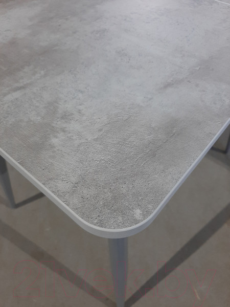 Изображение товара Обеденный стол Древпром М148 Верас ДП1-01-17 75x110-150 (бетон метрополитан/металлик)