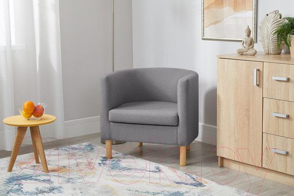 Изображение товара Кресло мягкое Mio Tesoro Агата 351 (серый 1174)