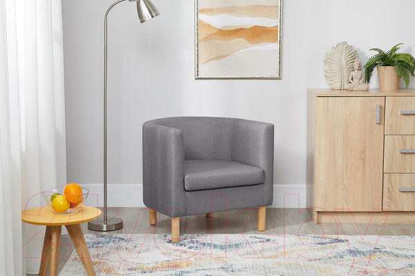 Изображение товара Кресло мягкое Mio Tesoro Агата 351 (серый 1174)