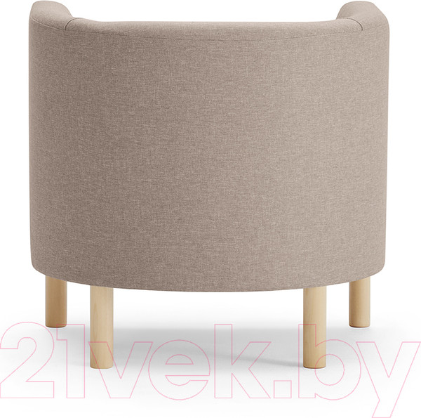 Изображение товара Кресло мягкое Mio Tesoro Агата 351 (темно-бежевый 1176)