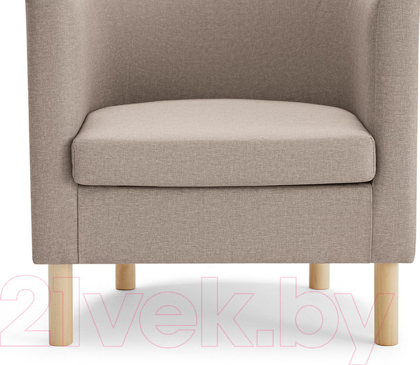 Изображение товара Кресло мягкое Mio Tesoro Агата 351 (темно-бежевый 1176)