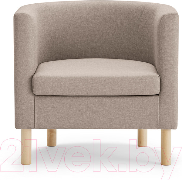 Изображение товара Кресло мягкое Mio Tesoro Агата 351 (темно-бежевый 1176)
