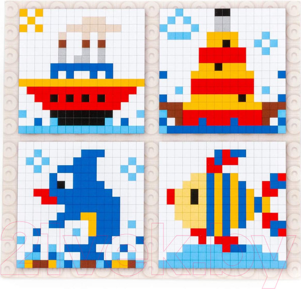 Изображение товара Микроконструктор Полесье Классик Водный мир / 73256