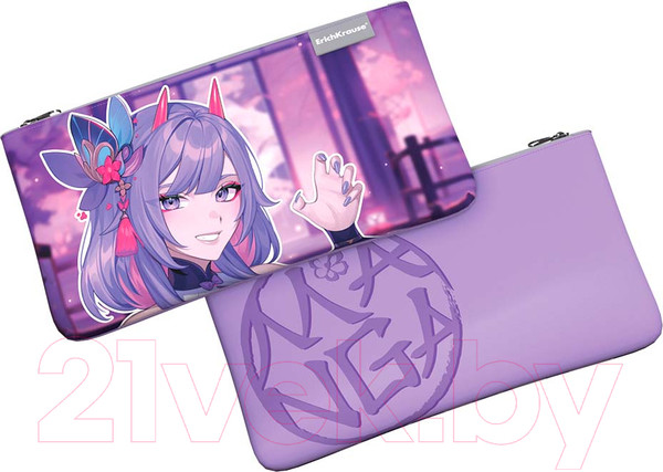 Изображение товара Пенал Erich Krause Light Manga / 60954 (сиреневый)