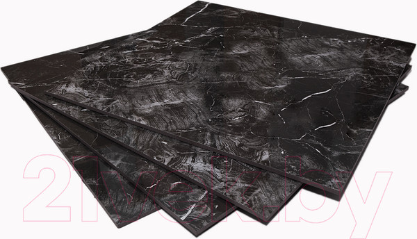 Изображение товара Плитка RE tas Ceramic Perla Black Retash (600x600, глянцевый)