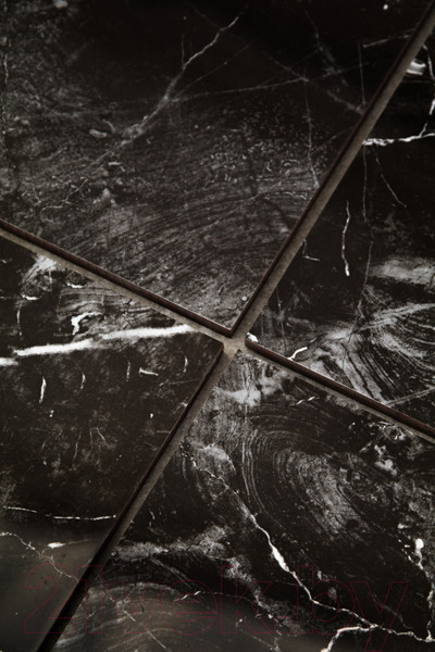 Изображение товара Плитка RE tas Ceramic Perla Black Retash (600x600, глянцевый)