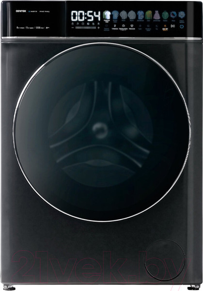 Изображение товара Стирально-сушильная машина Centek CT-1967 (черный)